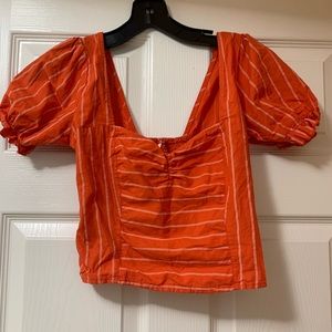 Free People Orange Crop